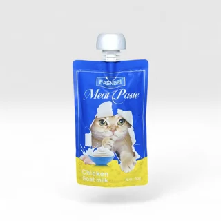 پودینگ گربه بالغ FAENBEI (فنبی) با طعم مرغ و شیر بز 90 گرم